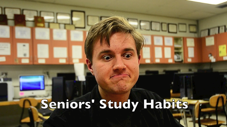 West High seniors study habits