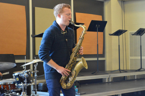 Jazz saxophonist Adam Larson visits West