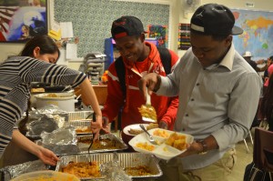 Teachers make Thanksgiving meal for ELL students, custodians