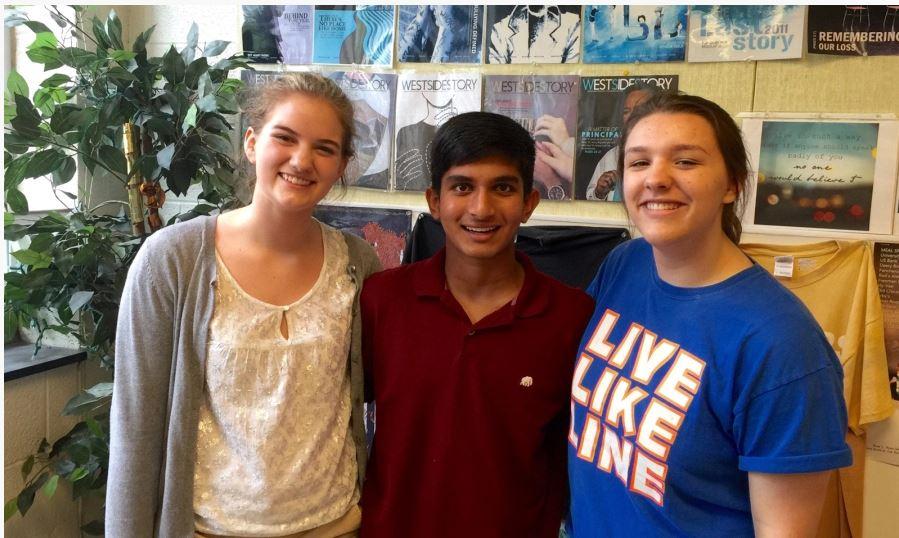 Emerging journalists for 2015 pictured left to right: Isabelle Robles, Michael Moonjely and Allie Biscupski