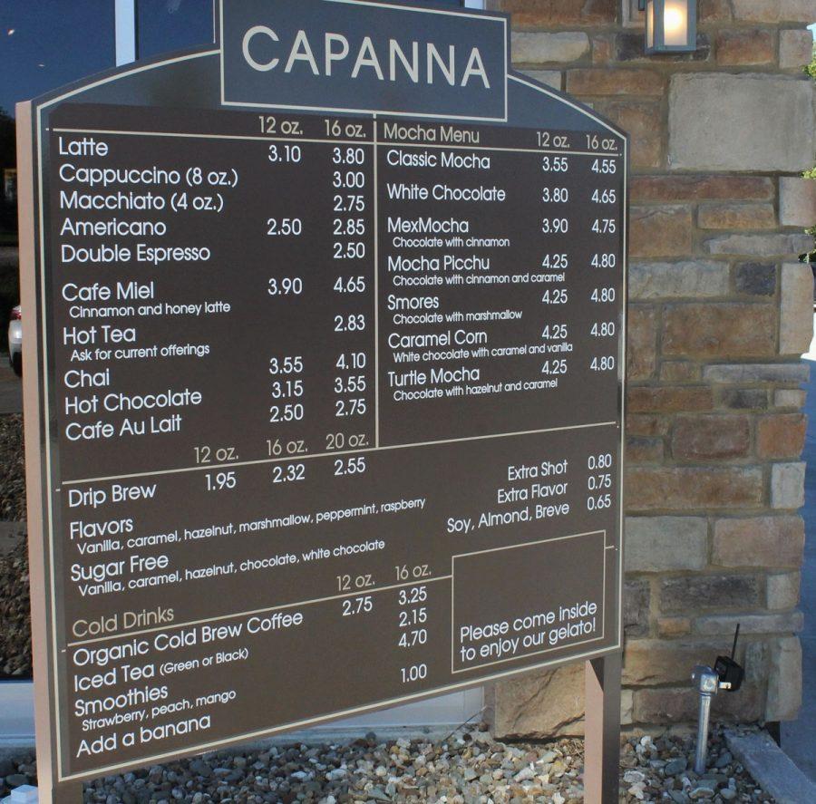 capanna-menu