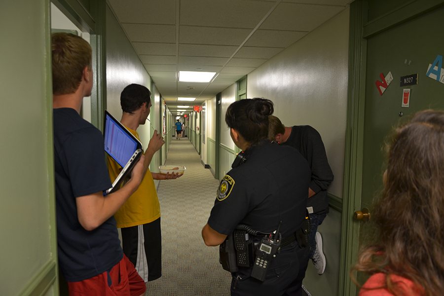 A theft report at Hillcrest Hall was interrupted by a scream that was never identified. 