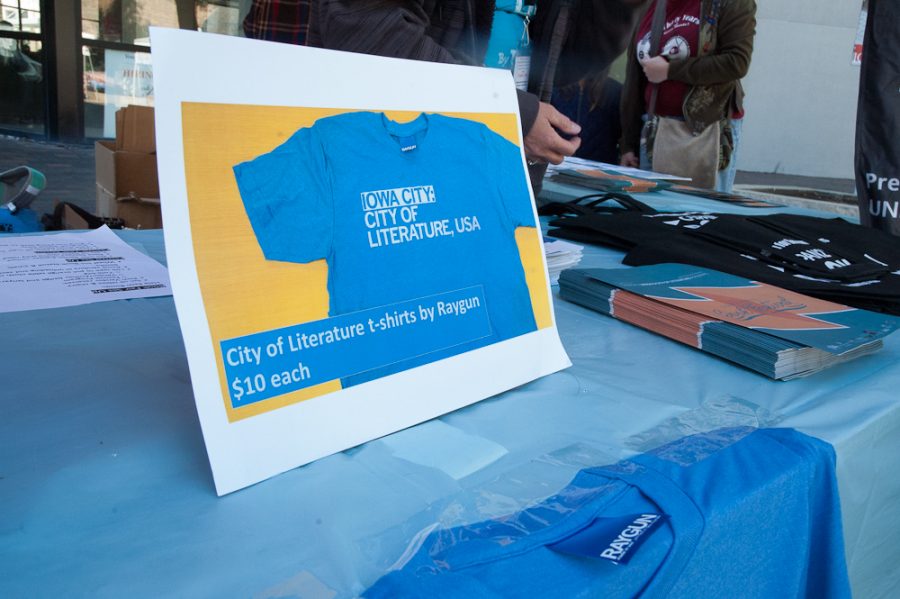 T-shirts are sold to support the festival.