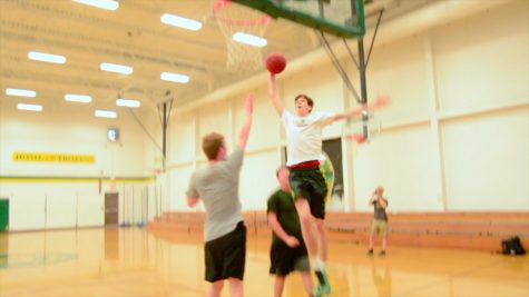 Students vs West High basketball