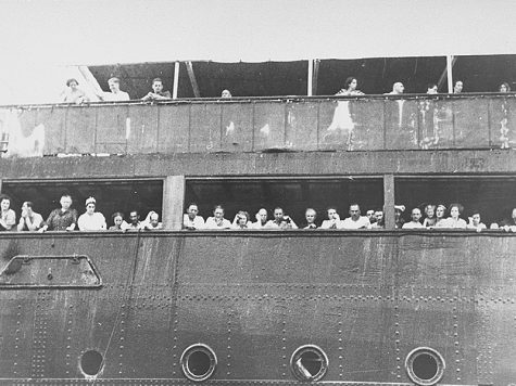 Jewish immigrants aboard the MS St. Louis bound for the United States, 1939