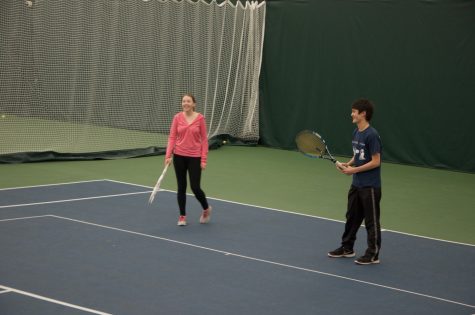 West Side Story staffers take on West High boys tennis team