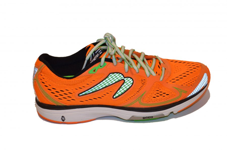 This is the classic running shoe. The brand featured here is Newton, a company founded in 1996. Running shoes are known for their great comfort, and durability.