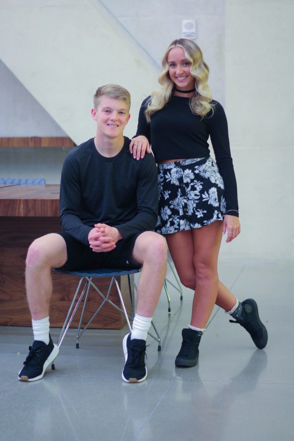  I wouldn’t use the word edgy sometimes the clothes that i have been buying recently sometimes i feel like are the goth side, but im not goth,” said Natalie Roetlin ’18. Roetlin and Evan Flitz ’18 pose together at the Voxman Music Building.