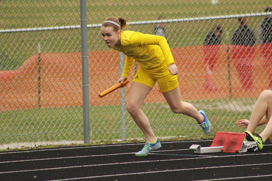 Girls track and field team dominates Women of Troy Relays