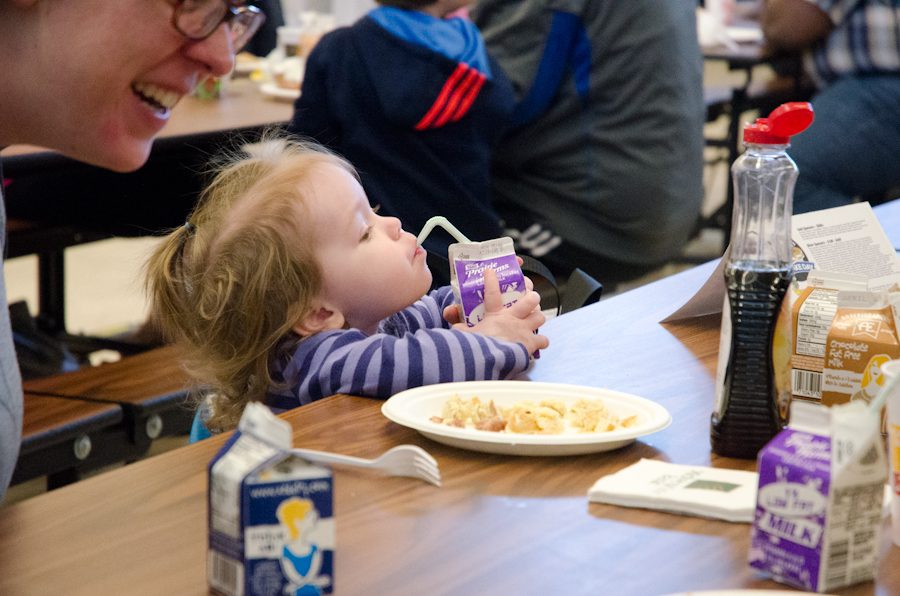 The annual Booster Club Pancake Day for the Iowa City School Districts athletic program brought families, student athletes, and coaches together on Sat. April 8 at West High School. 
