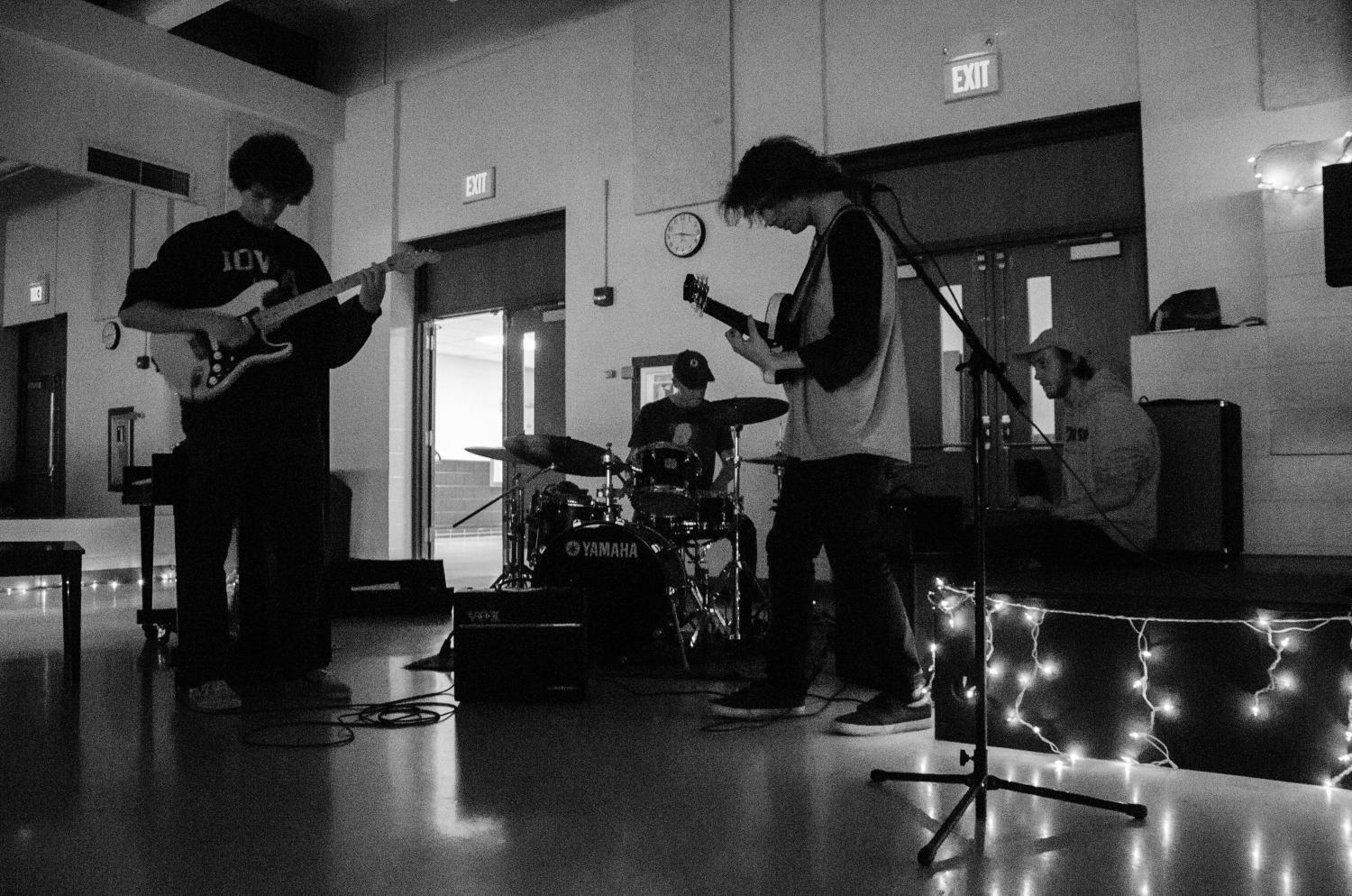 Album releasing band Hep Cat performs their song Drift, Space Out and Sweet for the fundraising Music Playathon held on May 20 in the West High Cafeteria.  