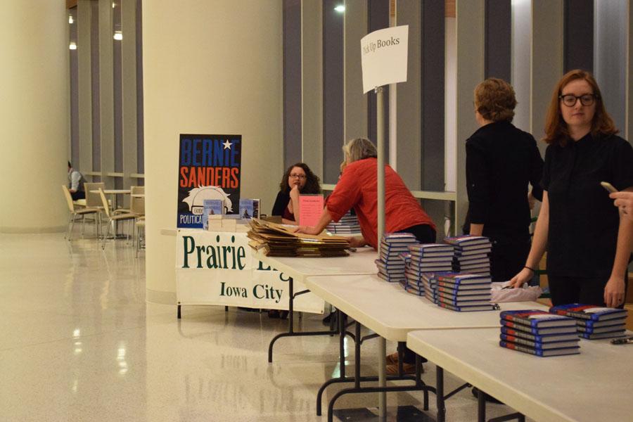 Bernie Sanders book, A Guide to a Political Revolution, galvanized Sanders Iowa City supporters. Prairie Lights, who housed his previous book event at their store, organized Sanders speech at the Hancher Auditorium due to an increased demand.