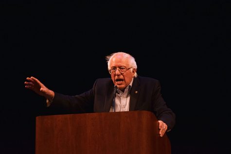 Sanders urges the audience to get involved in the political process. “What this book is about and what I’m here tonight for is to urge each and every one of you to understand the only antidote to big money control over our political process is when millions of people get involved in any and every way, he said.