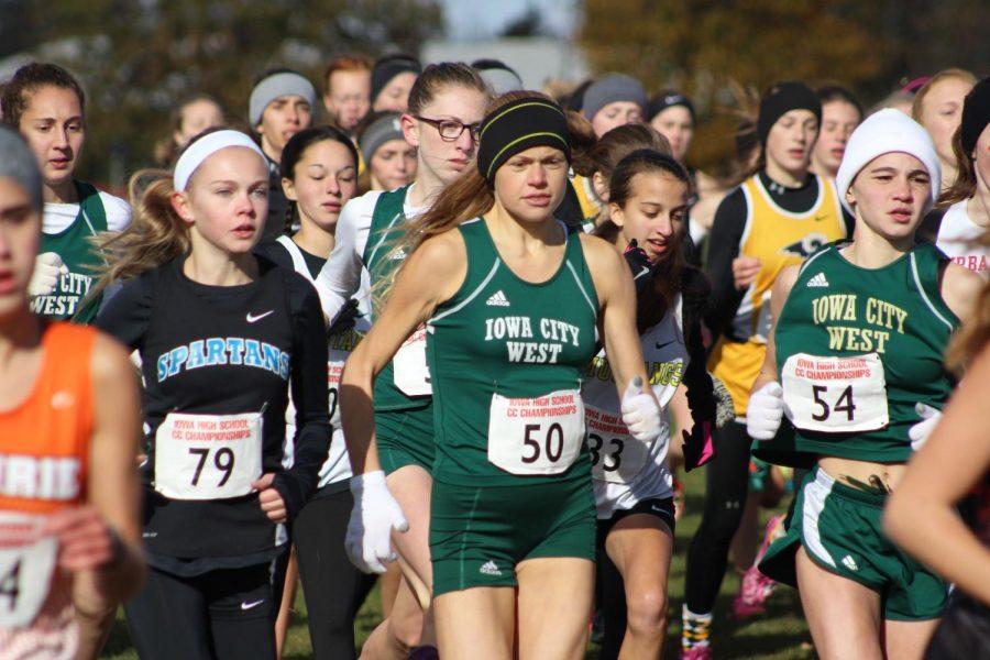 Colleen Bloeser 18 starts the race. She placed 58th with a time of 19:57 on Saturday, Oct. 28. 