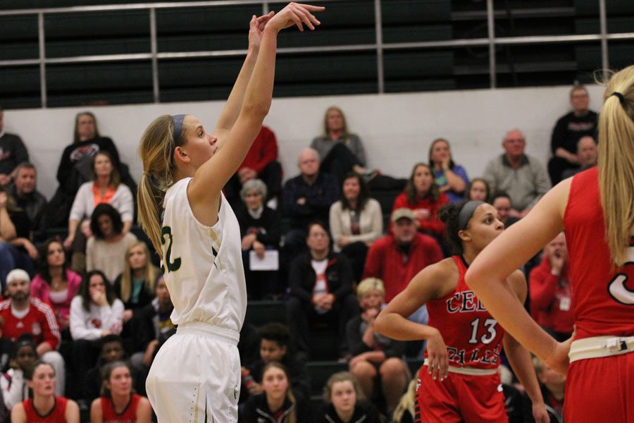 Logan Cook '18 shoots two free throws during the beginning of the second quarter on Friday, Jan. 26.