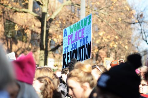 Hundreds of signs geared towards empowering women were seen at the Iowa City Womens March on Jan. 20.