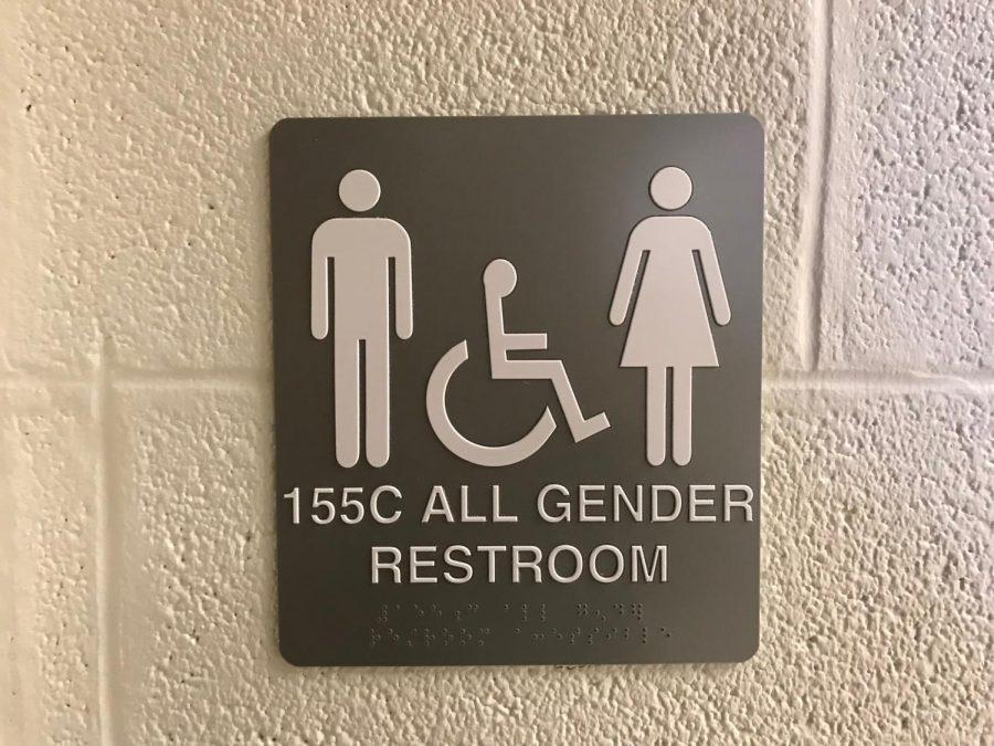 West Highs first public gender-neutral restroom is located in the art hallway. 