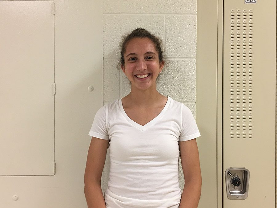 Deniz Ince 19 smiles for a photo on Monday, Sept. 24. 