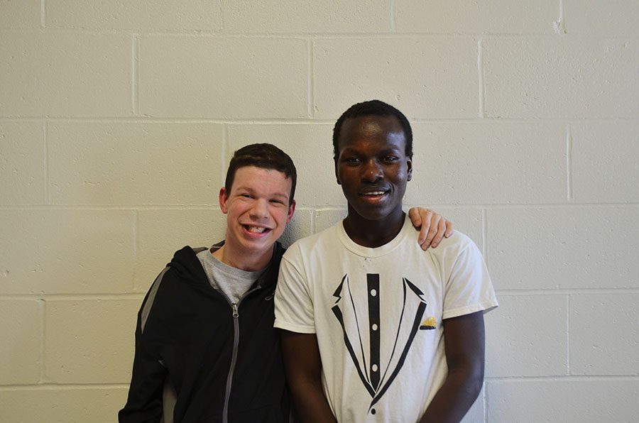 Jaden Buckley '19 and Byamungu Omari '20 first met at Northwest Junior High and their friendship quickly took off. 