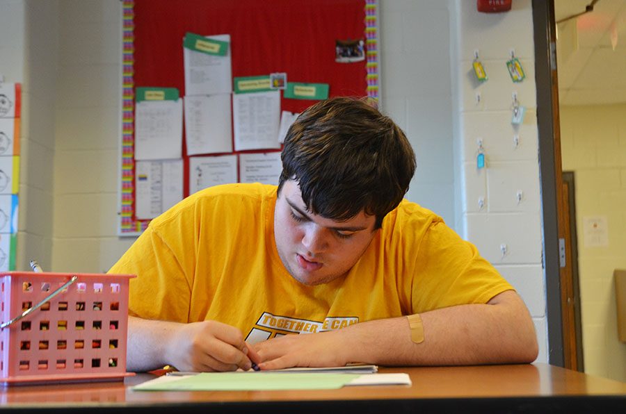 Chase Lonngren 20 has always been interested in art, but he took his first art class at Northwest Junior High. 