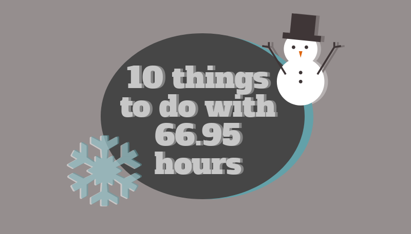 10 things you could have done with all of your inclement weather days
