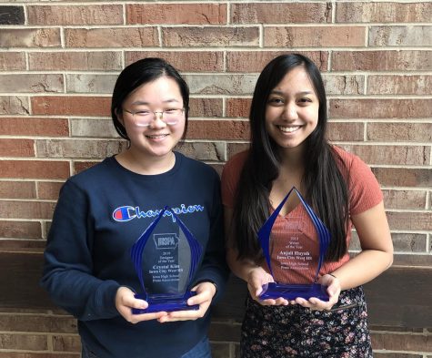 IHSPA named Crystal Kim 19 as Designer of the Year and Anjali Huynh 19 as Writer of the Year.