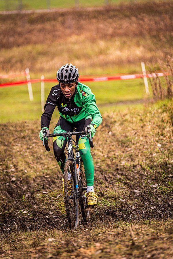 Devon Skyles 20 cycles through mud, eyes on the prize in the Creekside CX 2018.