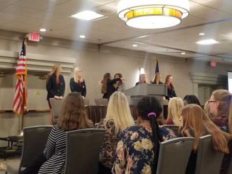 The state officer team concludes the 2019 Fall Leadership Conference