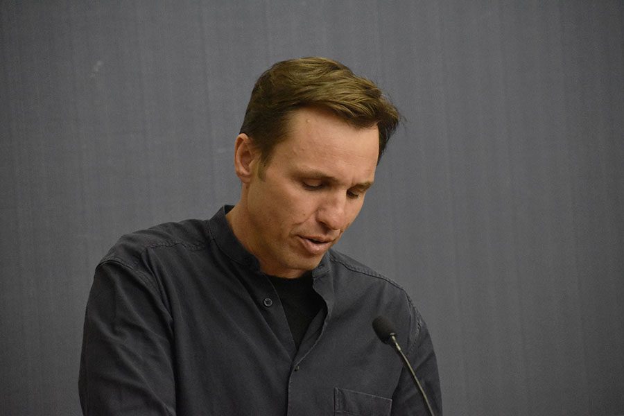 Markus Zusak reads from his first book, The Underdog, published in 1999.