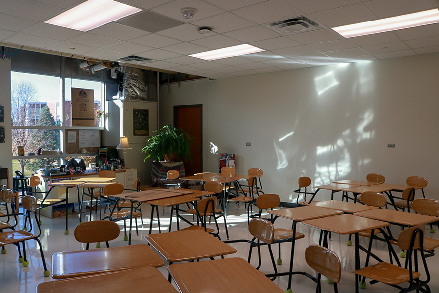 New classroom layout