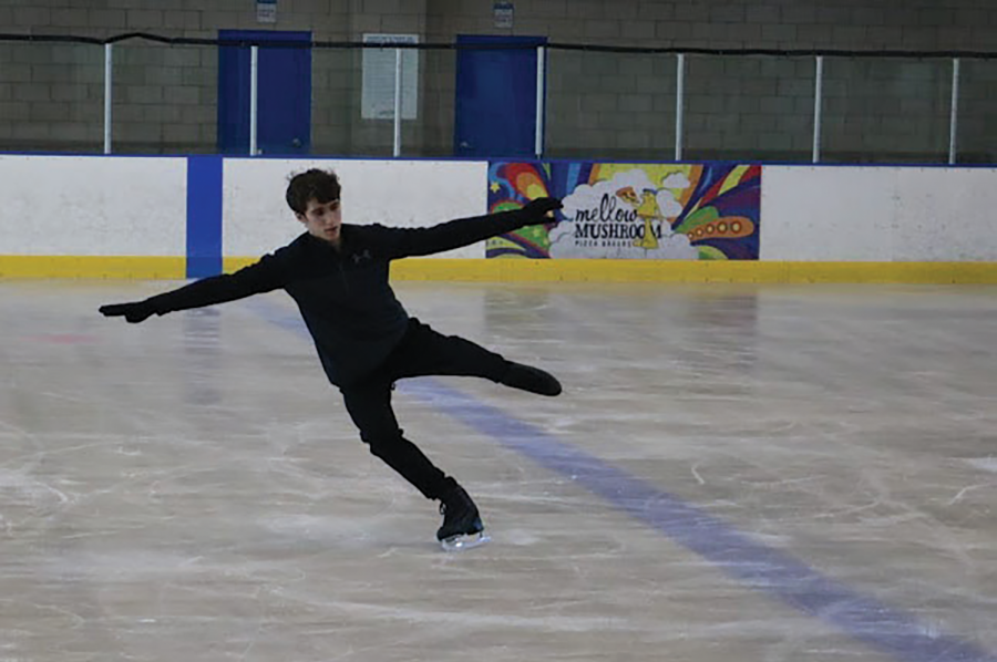 Timothy Bergal ’22 perfects his quadruple jumps to prepare for the competition season.