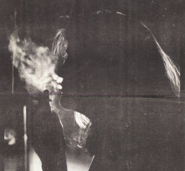 Photo for 1988 issue of the West Side Story depicts a young woman smoking. In this issue the editorial board called out hypocrisy in the rules on students smoking. 