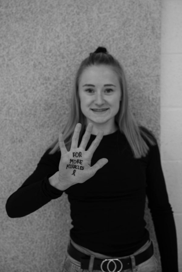 Maddi Logsdon 21 is involved with West High Dance Marathon for more fighters.