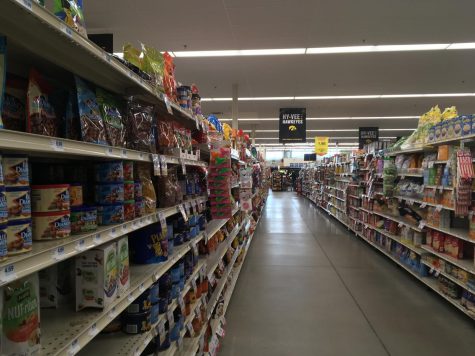 Amid fears of COVID-19, many grocery store aisles are devoid of shoppers.