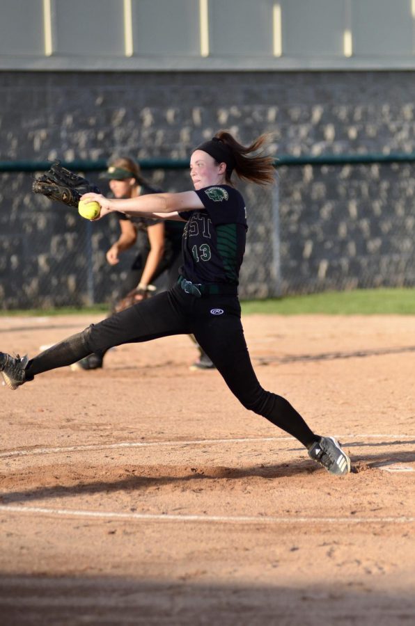 Eva Burbidge '20 had five strikeouts July 16.