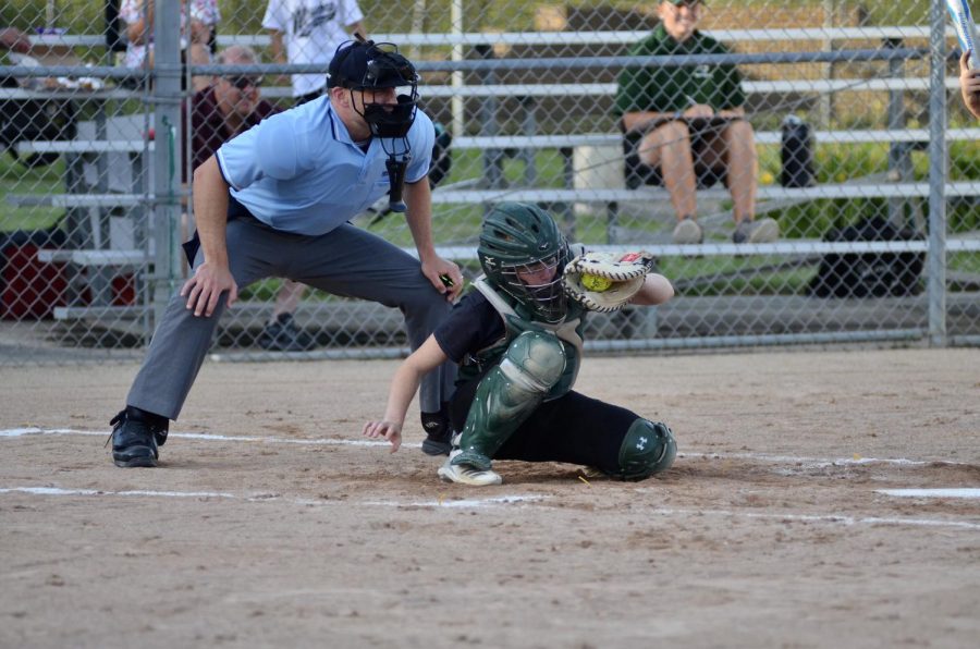 Rylee Goodfellow 21 holds a strike July 16. 