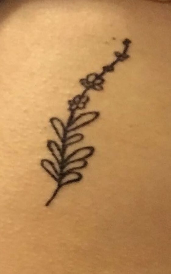 Andrea Flacks orchid tattoo for her mom.
