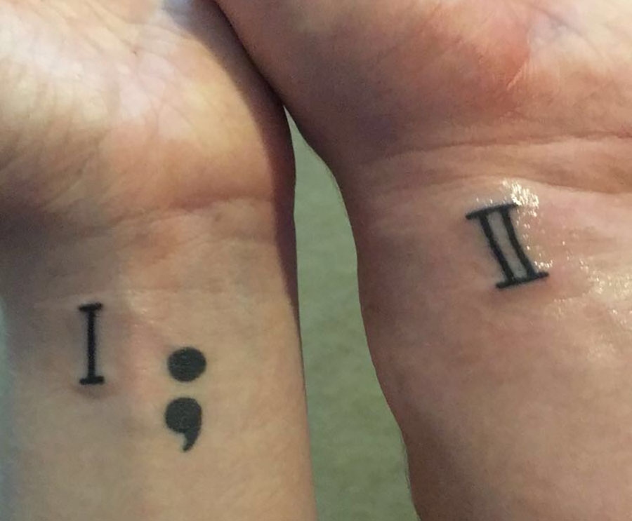 These tattoos link together Andrea Flack and her brother.