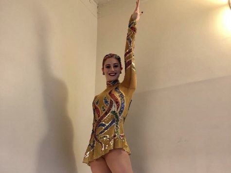 Katie Milani 23 poses in her Rockette uniform. Milani became a Radio City Rockette after attending Park Point University. 