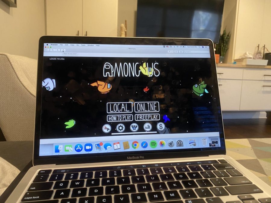 Among Us is a video game that can be played on mobile phone or on a computer. 