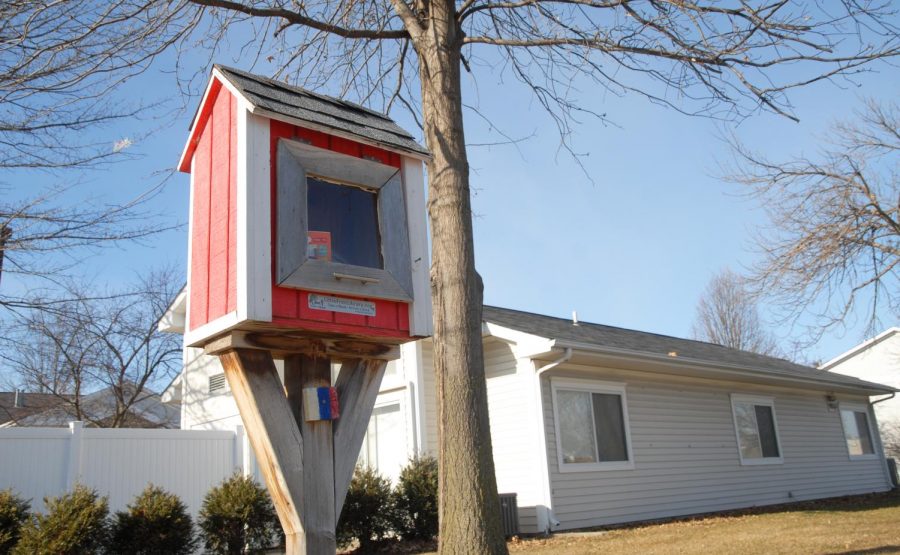 Little Free Libraries provide free books to the community.