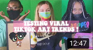 Trying TikTok Art Trends