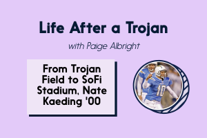 This episode of Life After a Trojan features Nate Kaeding 00.