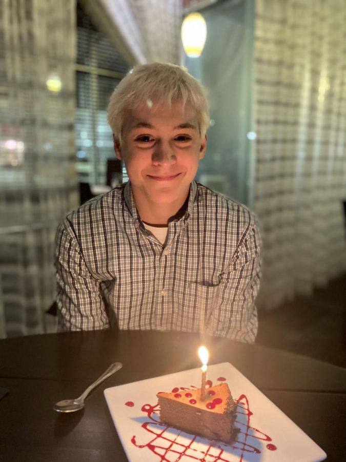 This photo of Dylan Salge 23 was taken on his birthday, January 27, 2020. 