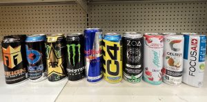 Ten of the most popular energy drinks with the most caffeine content. 