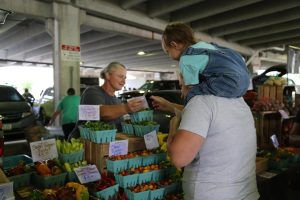The Iowa City community celebrates 50 years of the farmers market on Aug 27. 