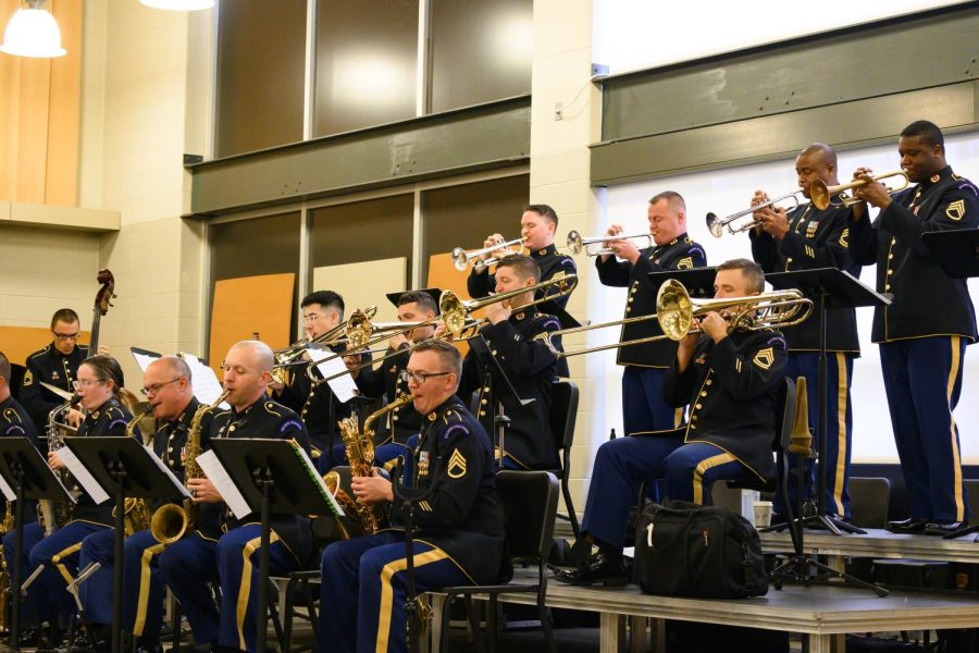 U.S. Army Jazz Ambassadors visit West High