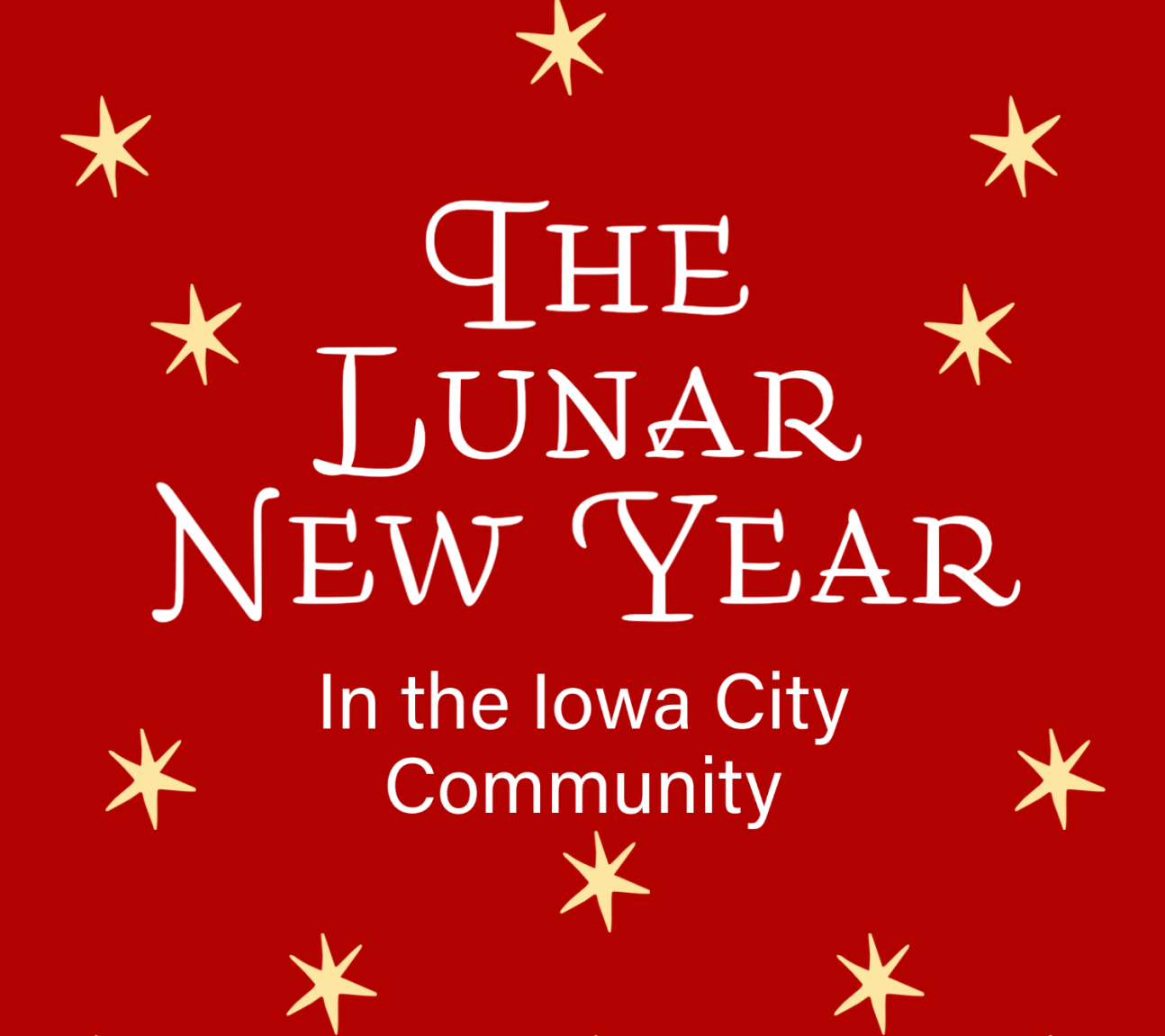 Lunar new year in the Iowa City community