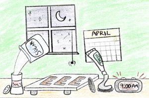An assortment of classic April Fools Day pranks.