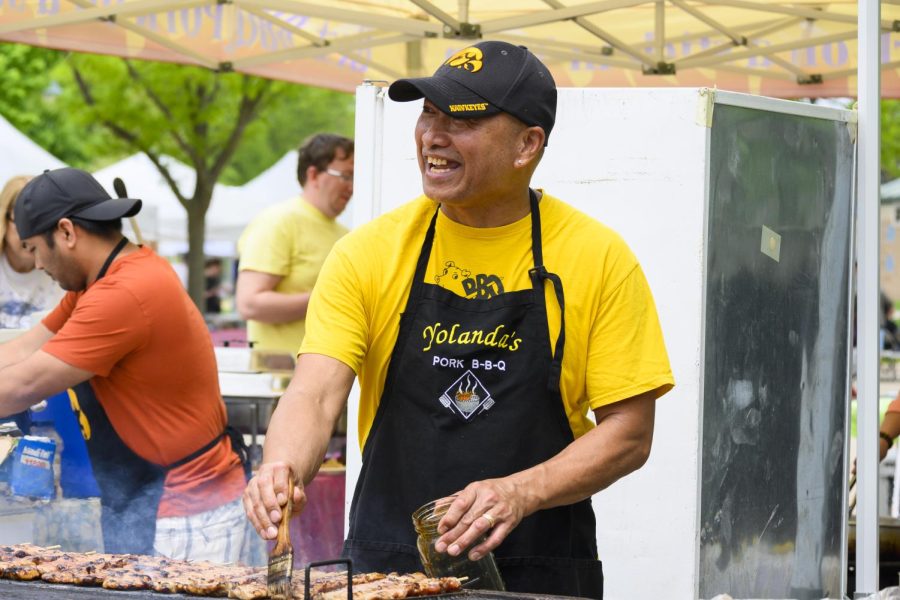 Local vendors served various Asian cuisines throughout the day, such as Yolandas BBQ, a Filipino food vendor. 